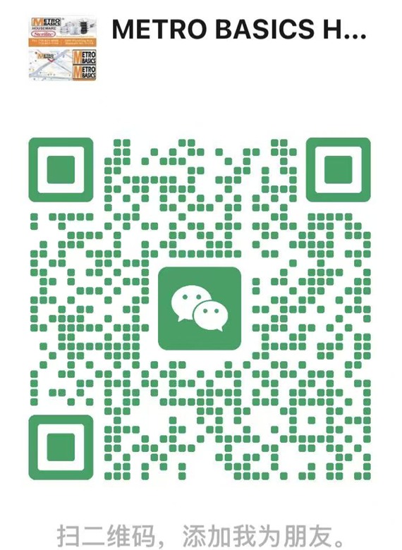 Scan to add Metro Basics on WeChat